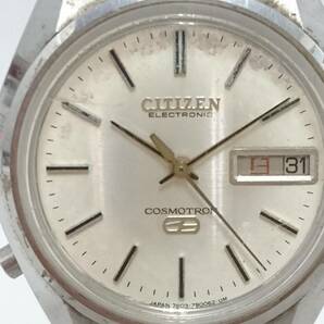 CITIZEN シチズン エレクトロニック コスモトロン 自動巻き 腕時計 7803-790103/デイデイト/正規SSベルト/リストウォッチ/01YZ040802の画像2