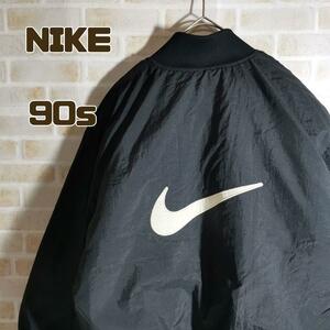 NIKE ナイキ 90s ナイロン ジャケット リバーシブル 黒