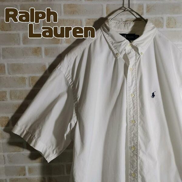 ラルフローレン Ralph Lauren シャツ 半袖 白 BD