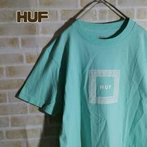 ハフ HUF Tシャツ 半袖 水色 ライトブルー デザイン◎_画像1