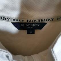 BURBERRY バーバリー ゴルフ ハーフジップ ベージュ ホース ロゴ_画像4