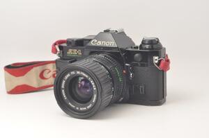 ★実用品★ キヤノン Canon AE-1 PROGRAM + FD 35-70mm F3.5-4.5 + Canon紅白ストラップ LL1515＃Z469