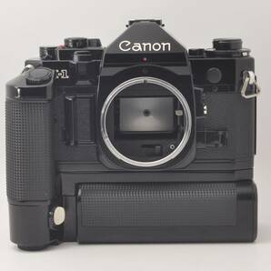 ★美品★ キヤノン CANON A-1 ボディ + ★現状品★ MOTOR DRIVE MA + BATTERY PACK MA L1525＃Z662の画像2