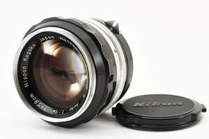 ★美品★ ニコン Nikon NIKKOR-S Auto 5.8cm F1.4 PAT.PEND.刻印 A1458＃1000