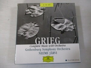 BT m2 送料無料◇GRIEG Complete Music with Orchestra Gothenburg Symphony Orchestra NEEME JARVI　◇中古CD　