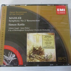 BT e4 送料無料◇MAHLER SYMPHONY NO.2 ’RESURRECTION’ RATTLE ◇中古CD の画像1