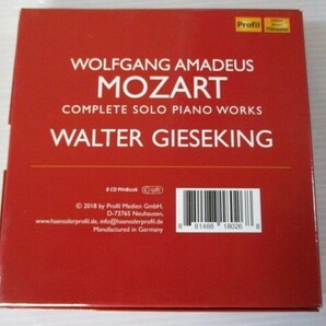 BT b2 送料無料◇WOLFGANG AMADEUS MOZART COMPLETE SOLO PIANO WORKS WALTER GIESEKING ◇中古CD の画像3