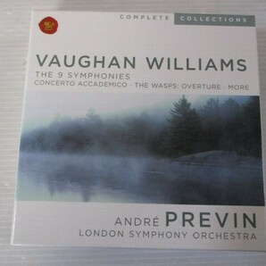 BS １円スタート☆VAUGHAN WILLIAMS THE 9 SYMPHONIES CONCERTRO ACCADEMICO THE WASP: OVERTURE MORE ANDRE PREVIN  中古CD☆ の画像1