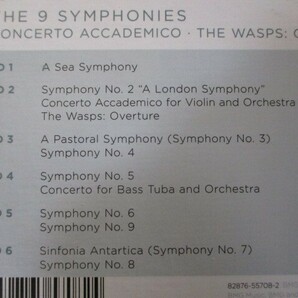 BS １円スタート☆VAUGHAN WILLIAMS THE 9 SYMPHONIES CONCERTRO ACCADEMICO THE WASP: OVERTURE MORE ANDRE PREVIN  中古CD☆ の画像3