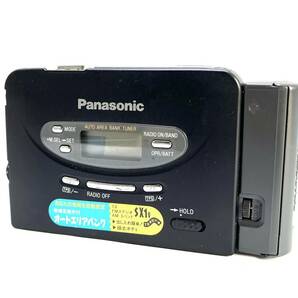 パナソニック カセットプレーヤー ラジオ 本体のみ S-XBS RQ-SX1V 通電確認のみ ジャンク Panasonic の画像1