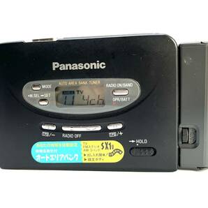 パナソニック カセットプレーヤー ラジオ 本体のみ S-XBS RQ-SX1V 通電確認のみ ジャンク Panasonic の画像5