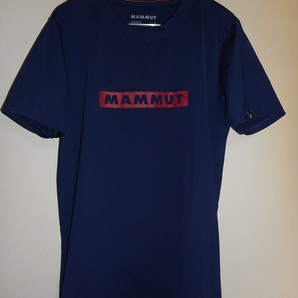 MAMMUT(マムート) 半袖Tシャツ「QD Logo Print T-Shirt AF Men」 ネイビー ASIA-Lサイズの画像1