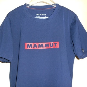 MAMMUT(マムート) 半袖Tシャツ「QD Logo Print T-Shirt AF Men」 ネイビー ASIA-Lサイズの画像2