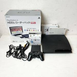 231＊中古品 PlayStation3 HDDレコーダーパック 320GB チャコール・ブラック CECH-3000B ジャンクコントローラー付き 通電確認済み＊