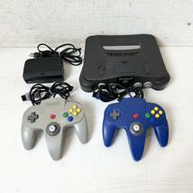 234＊中古品 NINTENDO64 NUS-001 Nintendo コントローラー ターミネータパック付き 簡易動作確認済み＊_画像1