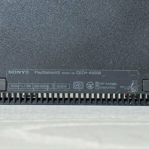 227＊中古品 ソニー SONY プレイステーション3 PS3 本体 250GB ブラック CECH-4000B コントローラー付き 初期化 動作確認済み＊の画像9