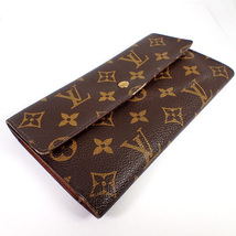 【中古】Louis Vuitton/ルイヴィトン モノグラム M61217 ポルトフォイユ・インターナショナル 長財布[b35-59］_画像3