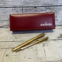 Q391 SHEAFFER シェーファー ツイスト式 キャップ式　ボールペン　現状品_画像1