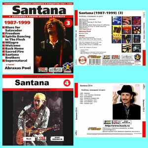 SANTANA CD3+CD4 大全集 MP3CD 2P⊿