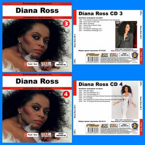 DIANA ROSS CD3+CD4 大全集 MP3CD 2P⊿