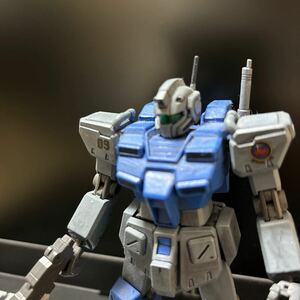 HGUC 1/144 パワードジム（ホワイト・ディンゴ隊仕様）塗装済 完成品 ジャンク プラモデル ガンプラ