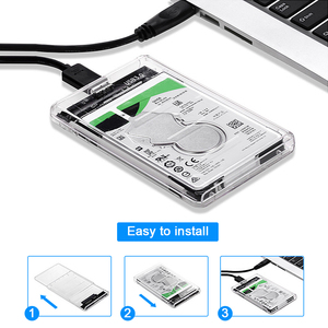 [ free shipping ]HDD clear case 2.5 -inch SATA USB3.0 correspondence, super high-speed transfer speed . realization!6TB correspondence p50