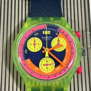 箱付き 未使用 1991年発売 SWATCH CHRONO スウォッチ Grand Prix クロノグラフ の画像2