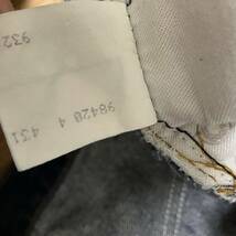 80s Levis 501 USA製 内股シングル デニムパンツ 赤耳同時期 ビッグサイズ 濃紺 W50 ビンテージ リーバイス 82年_画像8