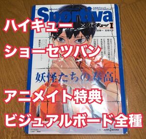 即日発送 新品 ハイキュー ショーセツバン アニメイト特典 ビジュアルボード