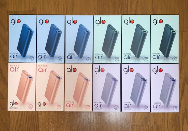 glo hyper air グロー ハイパー エア 12点セット 加熱式タバコ 軽量 薄型 新品未使用 未開封