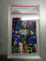 【　PSA8 】　ドラゴンボールヒーローズ　ヒーローズ1 SH1-60 ブルマ　PSA8 _画像1