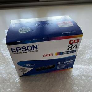 ☆新品未開封 EPSON IC4CL84 純正インクカートリッジ 大容量 4色セット ブラック シアン マゼンタ イエロー 2024.4虫めがねの画像2