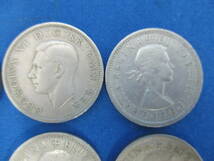 イギリス 英国 硬貨 6枚おまとめ 2シリング 1シリング SHILLINGS 白銅貨/エリザベス2世 ジョージ6世 旧硬貨/コイン 古銭 #1871_画像2