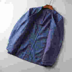 XZ-MM (実寸52B：XL度 )春夏 新品 新作 濃紺 ◆ 完売 新作■ 国内未販売 高品質 紳士 ◆ メンズ 紳士 ジャケット スーツの画像2