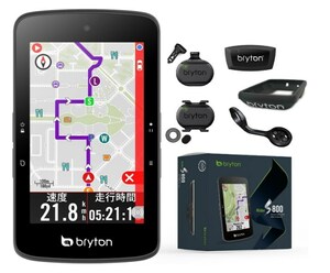 Bryton Rider S800T (スピード、ケイデンス、心拍センサー付属) ブライトン サイクルコンピュータ