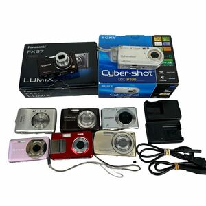 【ジャンク】デジタルカメラ 8台 まとめて デジカメ CASIO Panasonic OLYMPUS SONY Nikon Kodak EXILIM LUMIX Cyber-shot COOLPIX