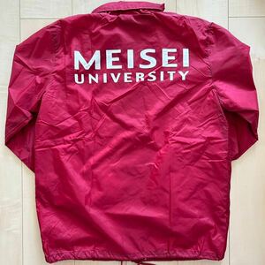明星大学　MEISEI UNIVERSITY　ナイロンジャケット　ブルゾン　メンズ　Lサイズ　希少　レア　非売品