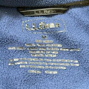 L.L. Bean エルエルビーン ジップアップ フリースジャケット ブルゾン メンズ Mサイズ アウトドア 登山 キャンプ アメカジ 古着の画像5