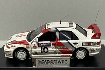 エポック社MTEC 1/43 三菱ランサーEVⅢ No.10 K.エリクソン 1995 ラリーオーストラリア 総合 ディテールアップ品_画像4