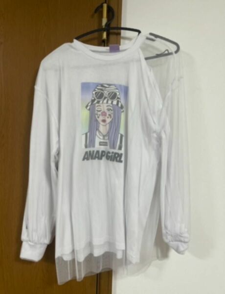 Anap Girl チュール　長袖Tシャツ