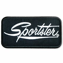 刺繍ワッペン パッチ【Sportster スポーツスター】ハーレー バイカー バイク アメリカン ブイツイン ＸＬ 883 XR1200 黒 wappen_画像2