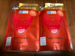 肌ラボ 極潤 エイジングケア　薬用ハリ化粧水 つめかえ用　2袋