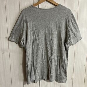 UNIQLO GU Tシャツ2着セットインナーカットソー 黒グレー無地 トップスXLの画像5