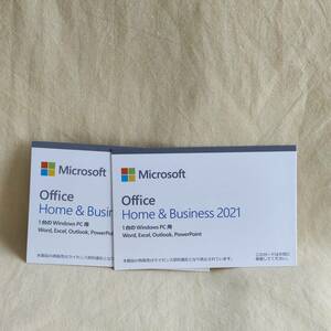 [JJH2021]Microsoft Office Home & Business 2021 new goods unused unopened regular goods 2 point set 