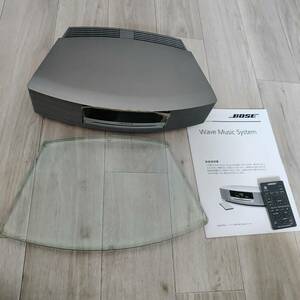 【547K6W】BOSE Wave music system 本体 リモコン ガラス台 ジャンク JUNK