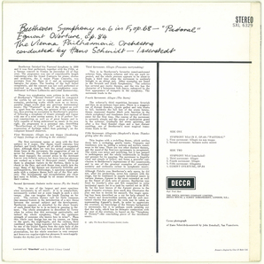 英Decca SXL6329 ベートーヴェン「交響曲第6番」 イッセルシュテット ウィーン・フィルの画像2