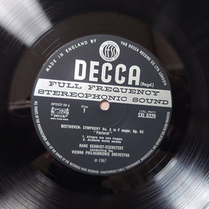英Decca SXL6329 ベートーヴェン「交響曲第6番」 イッセルシュテット ウィーン・フィルの画像3