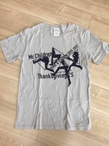 美品★Mr.Children ミスチル Tシャツ thanksgiving25 Mサイズ ウカスカジー mifara ミファラ MIFA ミファ ap bank fes 23