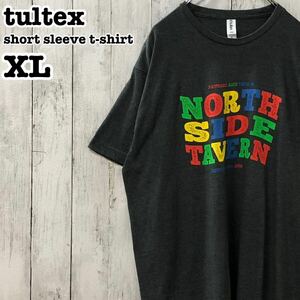 タルテックス US アメリカ古着 英字 レストラン プリント 半袖Tシャツ XL