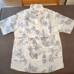 【新品タグ付き】シンプルライフ シャツ オープンカラー 半袖